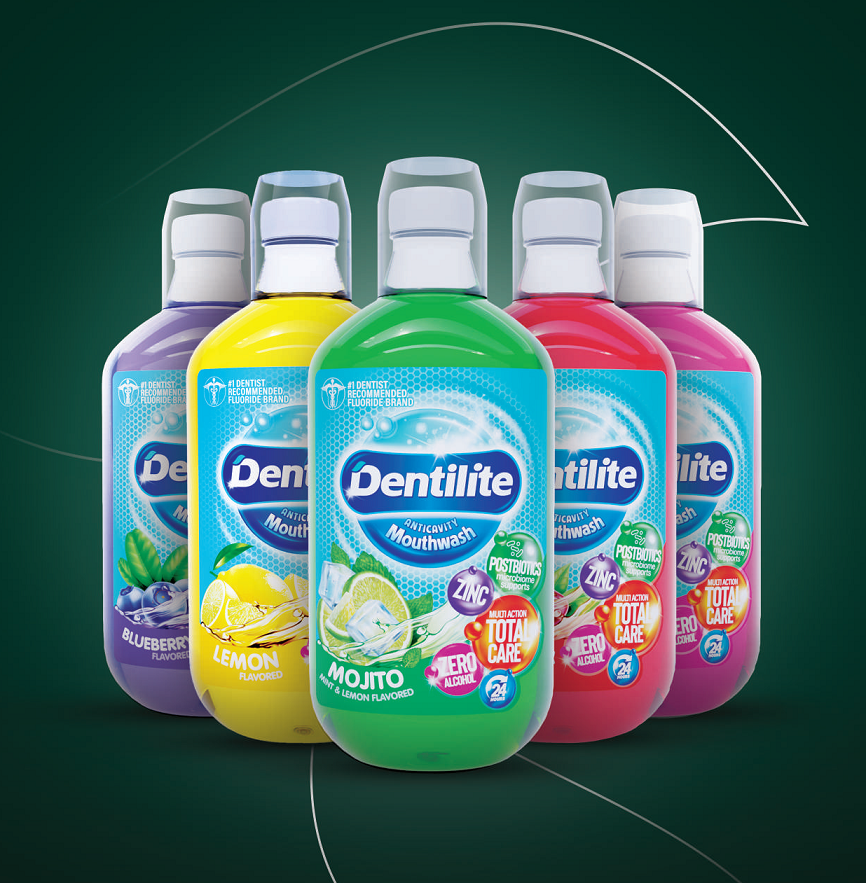 دهانشویه دنتیلایت Dentilite مدل Anticavity حجم 500 میلی‌لیتر